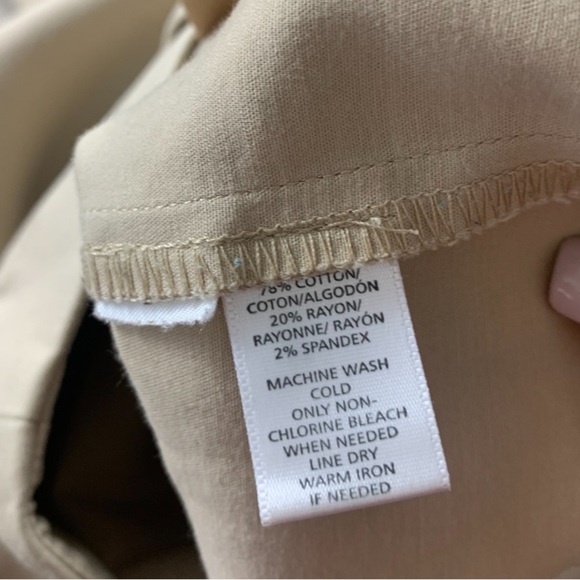 LOFT The Riviera Tan Straight Leg Ankle Career Office Trouser Pants - Picture 8 of 12